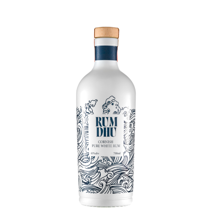 Mounts Bay Distillery Rum Dhu Pure White Rum 70cl