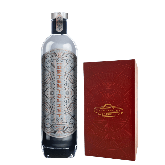 The Orientalist Spirits Origins Vodka 70cl with Glassware Pack