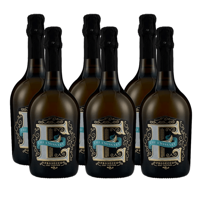 The Emissary Prosecco DOC Extra-Brut 6x75cl Case