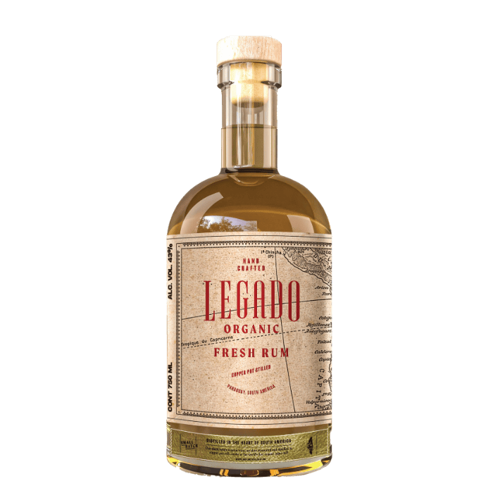 Legado Organic Distillery Fresh Paraguayan Rum 70cl