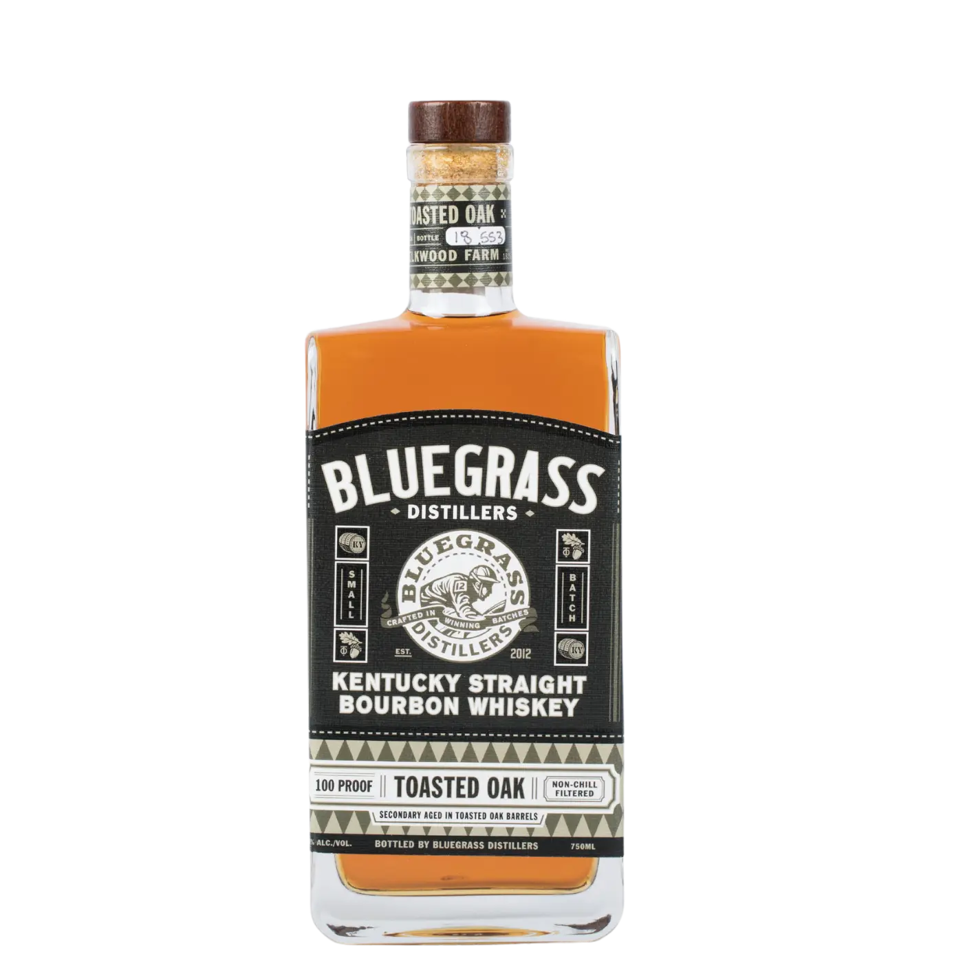 Bluegrass Distillers Toasted Oak Bourbon 70cl