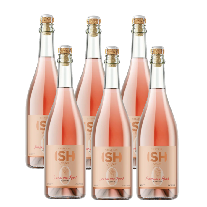 Chateau del ISH De-Alcoholised Sparkling Rosé 6 x 75cl