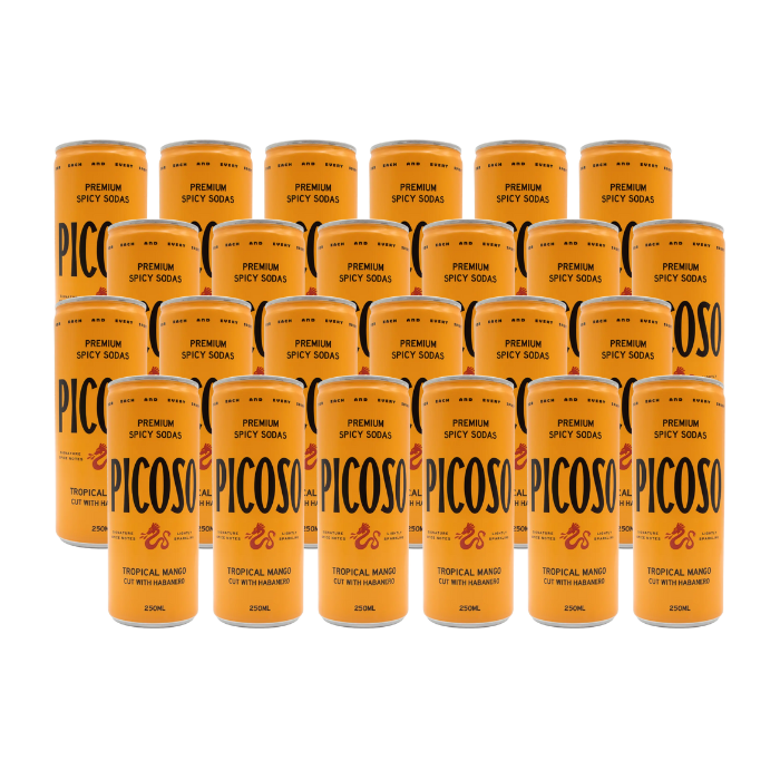 Picoso Tropical Mango cut with Habanero 250ml