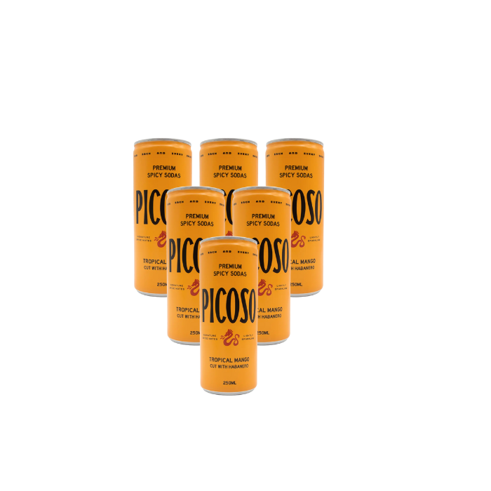 Picoso Tropical Mango cut with Habanero 250ml