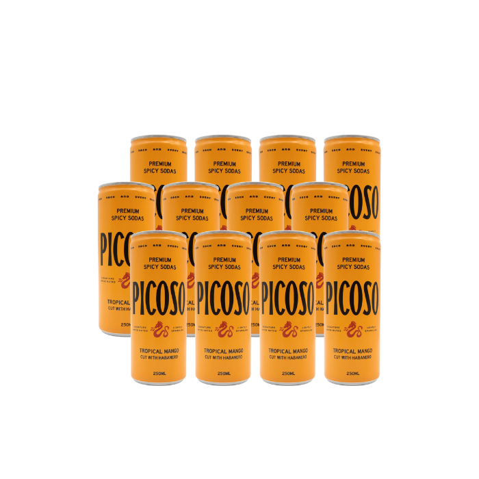 Picoso Tropical Mango cut with Habanero 250ml